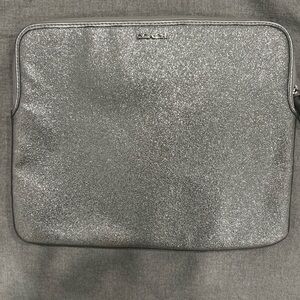 Coach Silver Tablet Case Sleeve